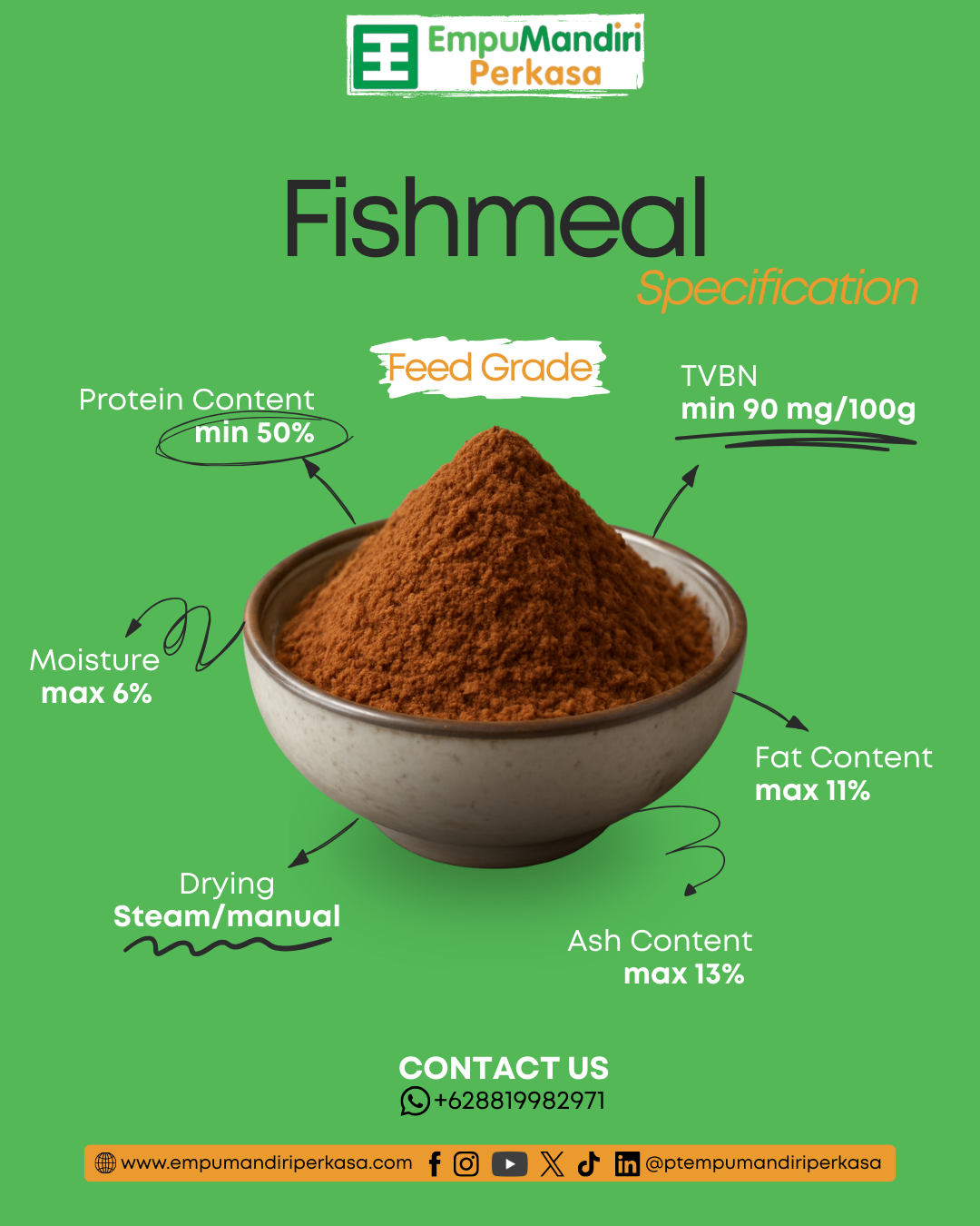 fishmeal PT EMPU MANDIRI PERKASA PT EMPU MANDIRI PERKASA fishmeal